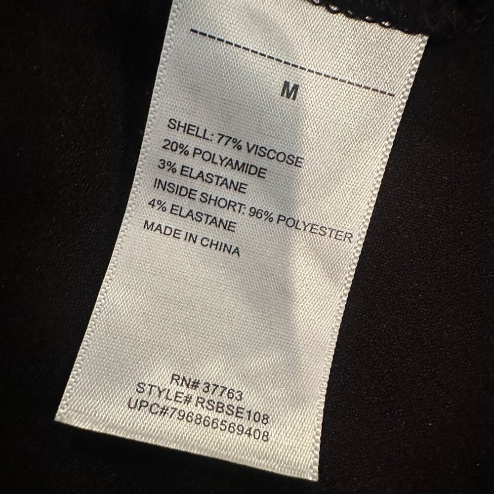 RAFAELLA WOMENS BLACK SKORT MEDIUM NEW FUNCTIONAL POCKETS - Picture 10 of 10